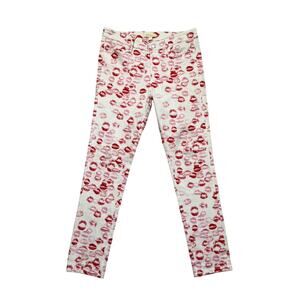 Erin Fetherston Kiss lip print pant